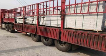 南充 白麻荔枝面外墙干挂，工厂装车日常