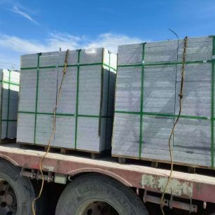 南充 芝麻白花岗岩地铺石装车日常