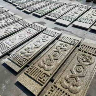 南充 黄金麻花岗岩外墙雕刻板