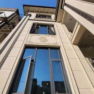 南充 黄金麻荔枝面别墅外墙干挂效果展示