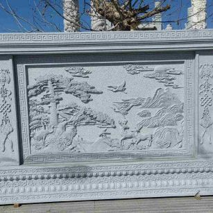 南充 芝麻白大型照壁，屏风，影壁