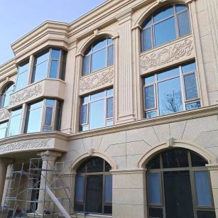 南充 黄金麻花岗岩别墅外墙干挂