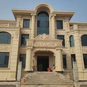 南充 黄金麻花岗岩别墅外墙干挂