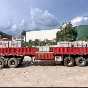 南充 芝麻灰花岗岩地铺石出货日常