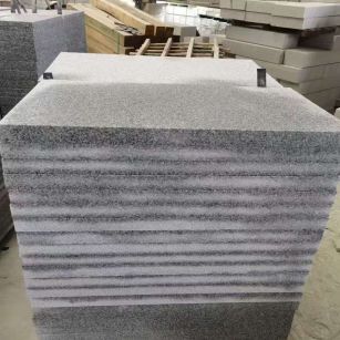 南充 芝麻白5公分火烧地铺成品，900*400，规格可定制