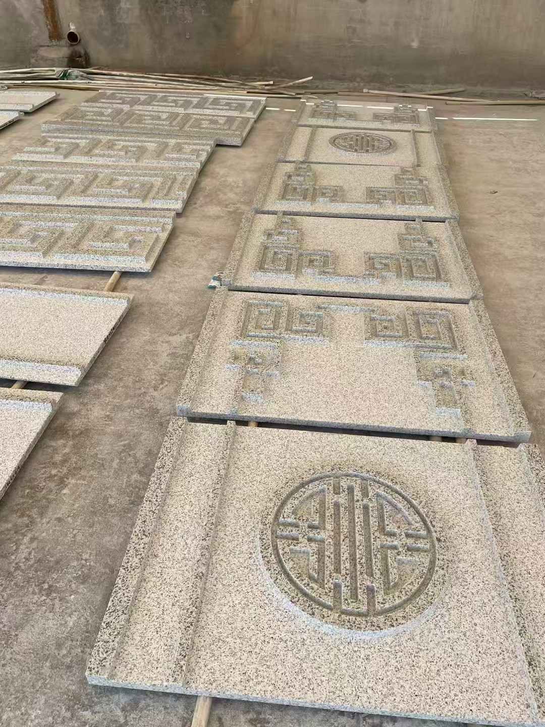 南充 白麻花岗岩外墙立面雕刻板