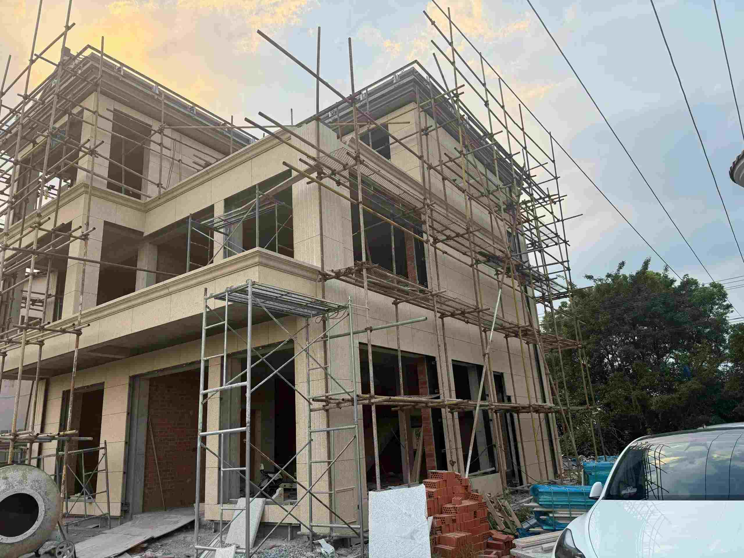 南充 黄金麻荔枝面花岗岩外墙干挂