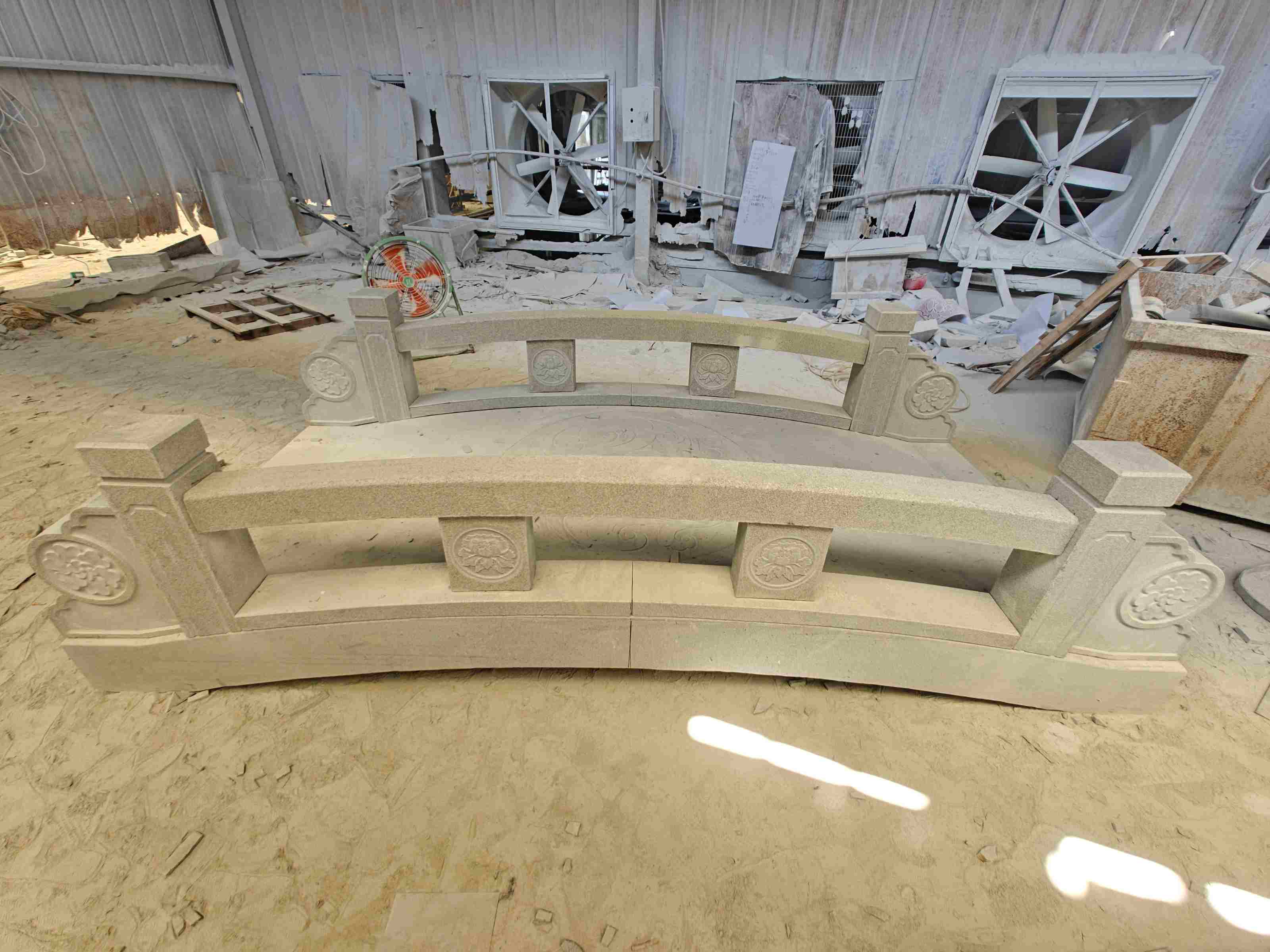 南充 芝麻灰花岗岩异形加工-拱桥，石桥