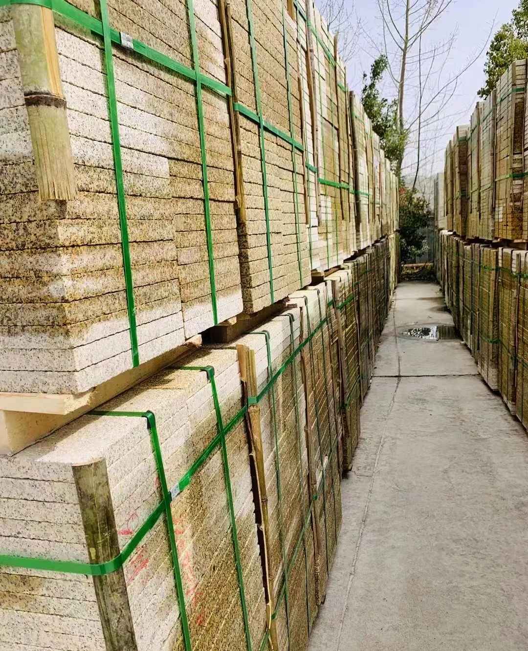 南充 黄金麻花岗岩荔枝面地铺石