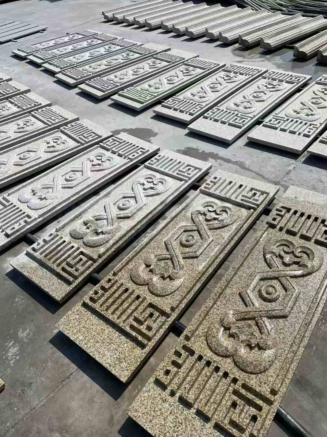 南充 黄金麻花岗岩外墙雕刻板